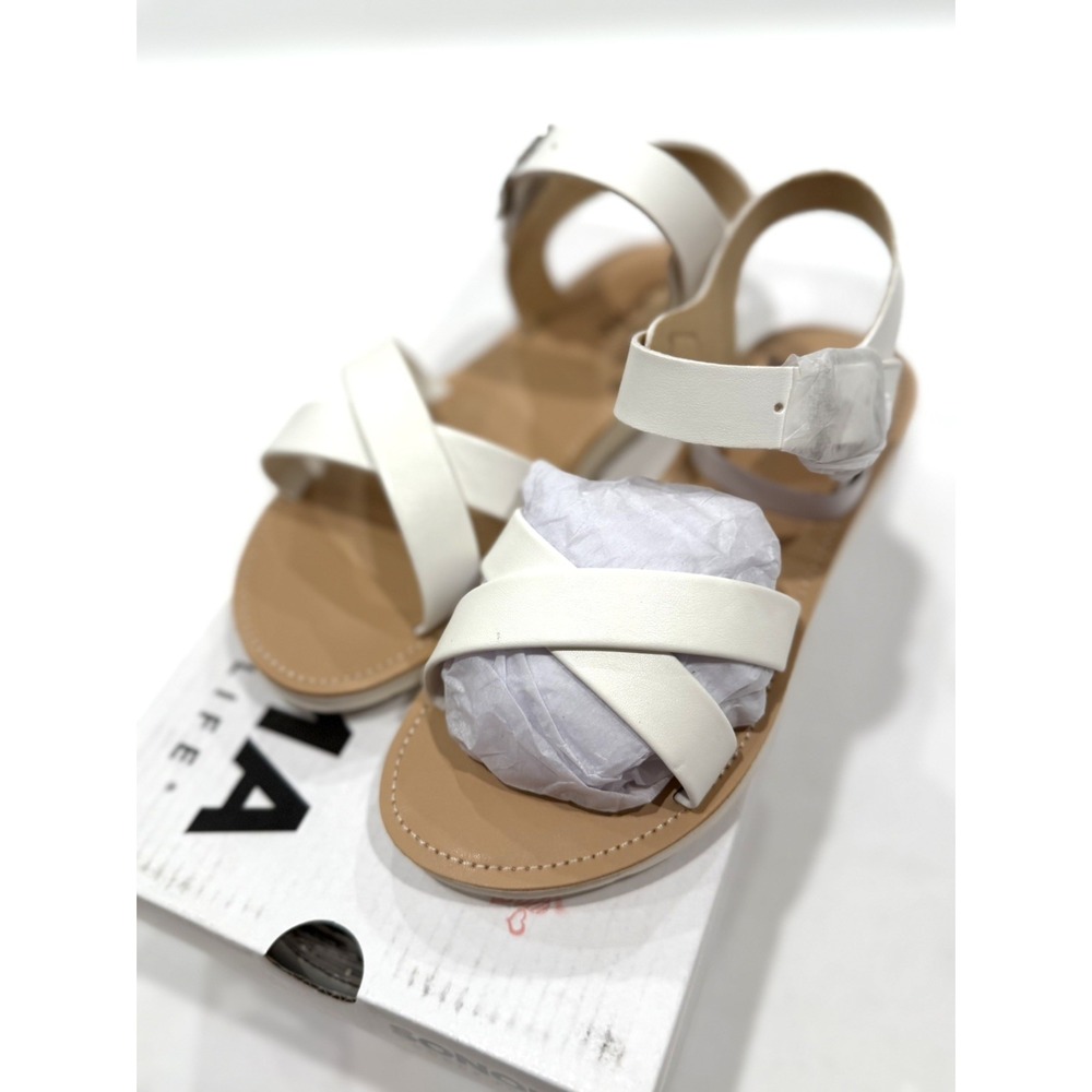 Sonoma Girls sz 2 Fenleyy Easy On Strappy sandals shoes preppy new chic preppy